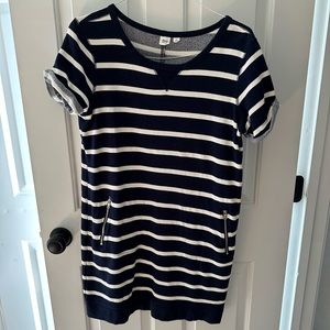 Gap striped sweatshirt dress